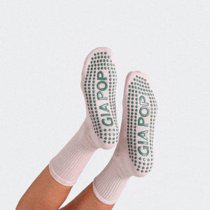 Shell: Pilates Grip Socks, Crew
