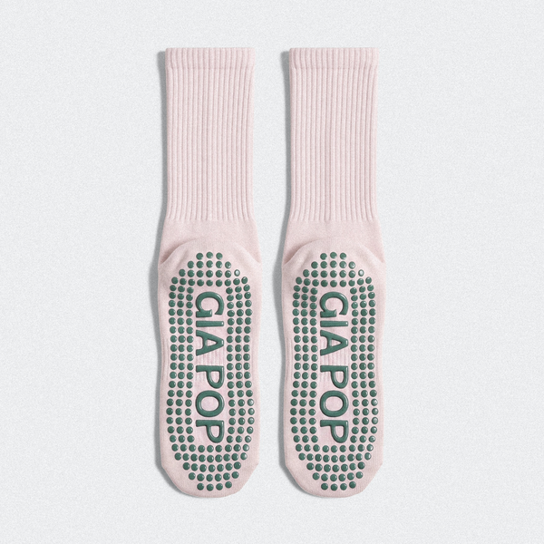 Shell: Pilates Grip Socks, Crew