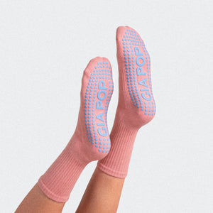 Bloom: Pilates Grip Socks, Crew
